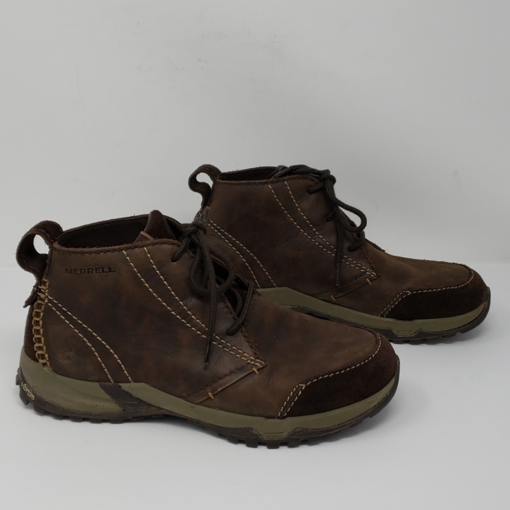 Merrell Inbound Chukka Brown Leather Boots Size 9